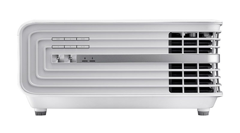 Các phím chức năng của ​Máy chiếu Optoma UHD60 được đặt ở cạnh bên
