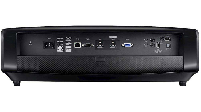 Mặt sau Máy chiếu Optoma UHD65