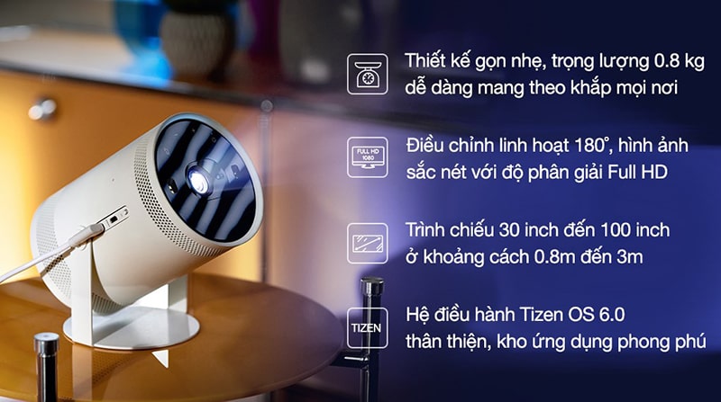 Máy chiếu Samsung The Freestyle SP-LSP3BLAXXV