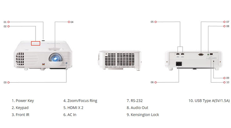M&aacute;y Chiếu 4K Viewsonic PX701-4K