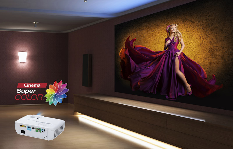 M&aacute;y chiếu ViewSonic PX725HD phối m&agrave;u điện ảnh