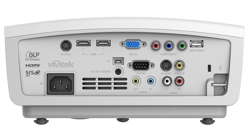 M&aacute;y chiếu Vivitek H1186 với hệ thống cổng kết nối đa dạng 