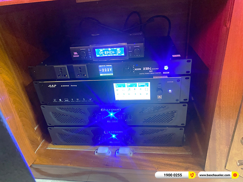 Lắp đặt dàn karaoke trị giá gần 230 triệu cho anh Viên tại Hải Phòng (RCF C5215-96, Xli3500, K9900II Luxury, KP6018S, VM300,…)