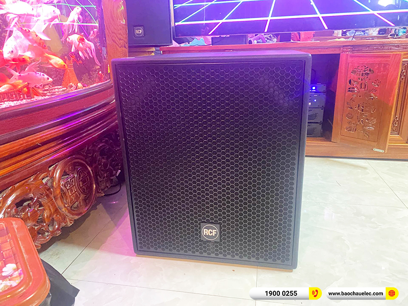Lắp đặt dàn karaoke trị giá gần 230 triệu cho anh Viên tại Hải Phòng (RCF C5215-96, Xli3500, K9900II Luxury, KP6018S, VM300,…)