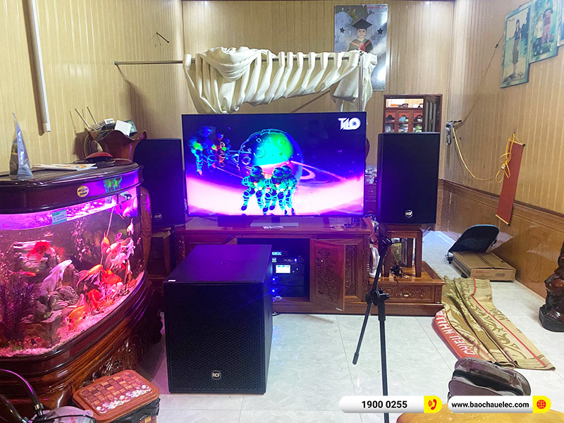 Lắp đặt dàn karaoke trị giá gần 230 triệu cho anh Viên tại Hải Phòng (RCF C5215-96, Xli3500, K9900II Luxury, KP6018S, VM300,…)