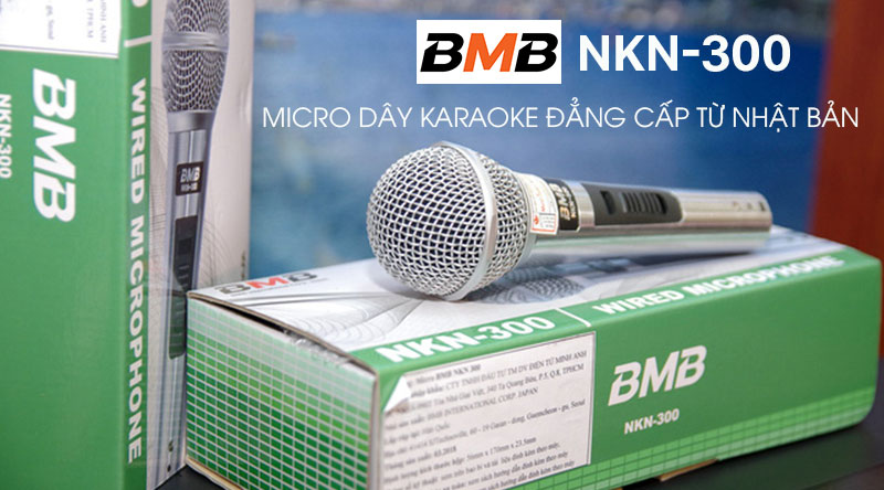 Micro có dây BMB NKN300 đẳng cấp từ thương hiệu Nhật Bản