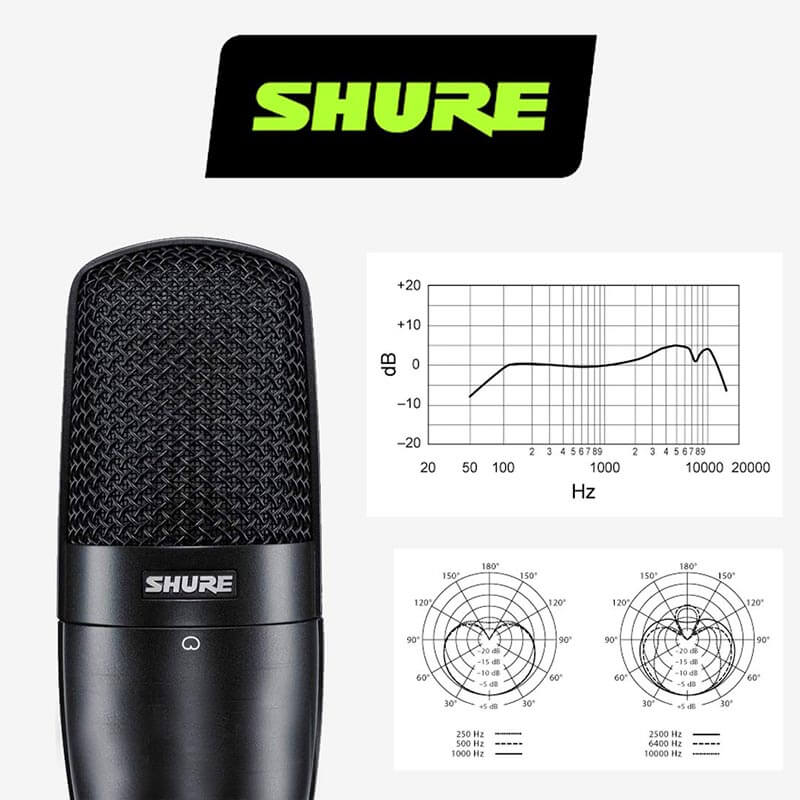 Micro Shure Mount SM27-LC
