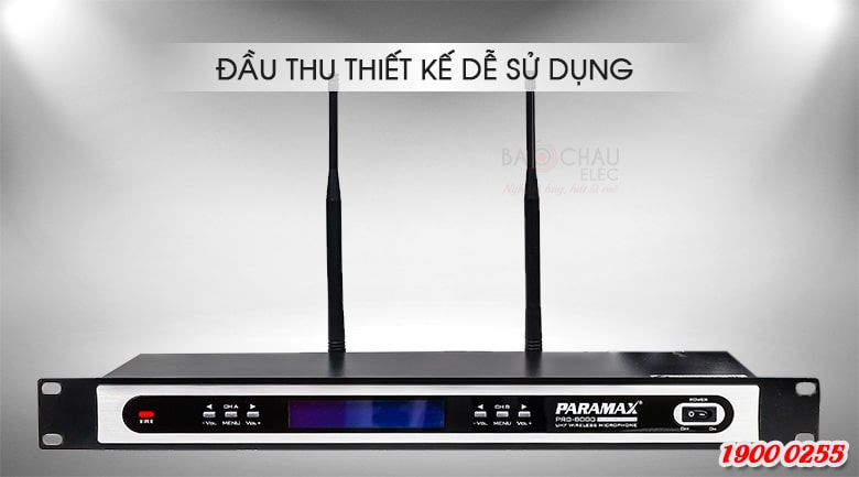 Micro kh&ocirc;ng d&acirc;y Paramax pro 8000 new lọc &acirc;m tốt