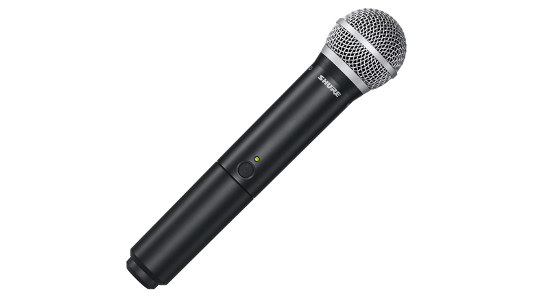 Tay micro Shure BLX288A/PG58 (2micro) nhỏ gọn