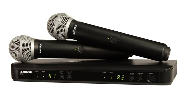 Micro Shure BLX288A/PG58 (2micro) h&aacute;t cực hay