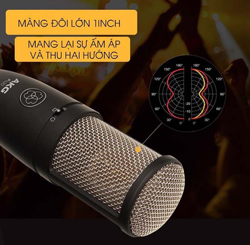 Micro thu &acirc;m condenser AKG P420