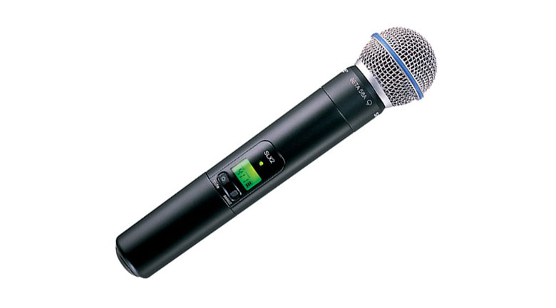 Tay micro Shure SLX24A/Beta58 bắt âm cực tốt