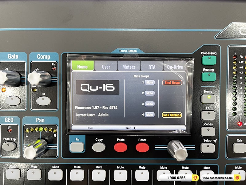 b&agrave;n mixer Allen & Heath Qu-16 Chrome
