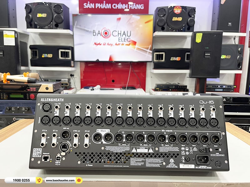 b&agrave;n mixer Allen & Heath Qu-16 Chrome