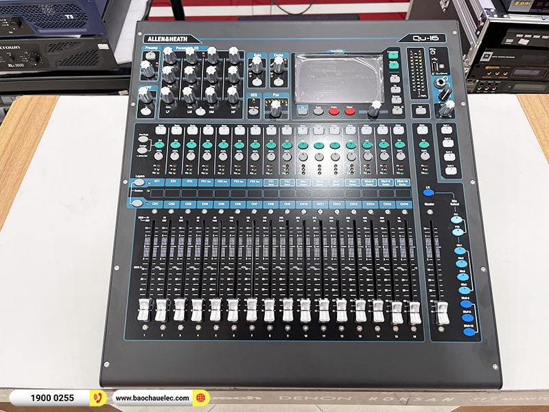 b&agrave;n mixer Allen & Heath Qu-16 Chrome