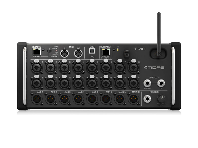 B&agrave;n mixer Midas MR 18