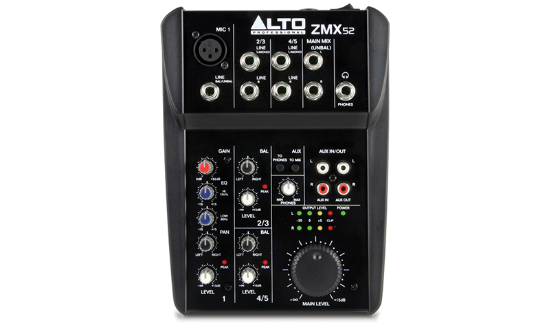 Mixer mini Alto ZMX52 thiết kế nhỏ gọn, ấn tượng