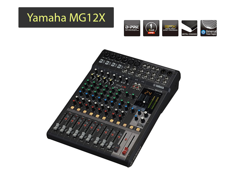 B&agrave;n Mixer Yamaha MG12X