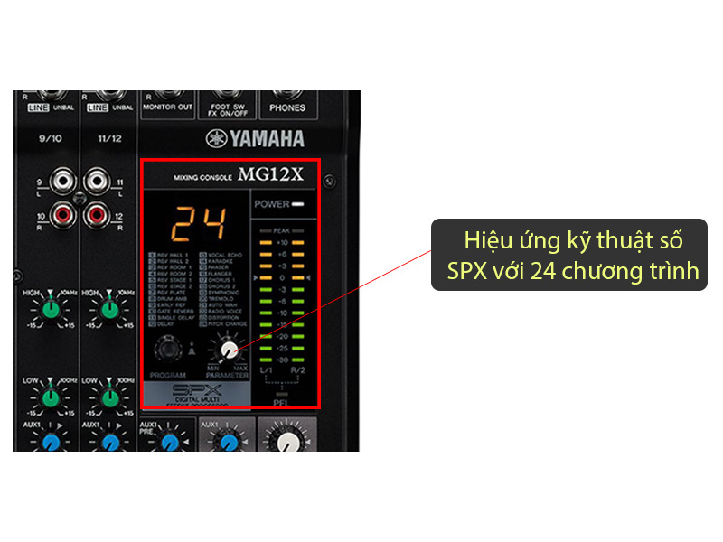 B&agrave;n Mixer Yamaha MG12X
