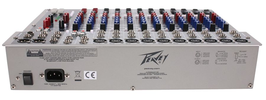 Mixer Peavery PV14 USB - mat ngang Mixer Peavery PV14 USB xử lý hiệu quả, giá rẻ