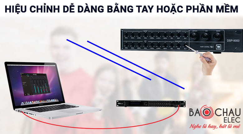 vang số chỉnh cơ BKSound DSP9000