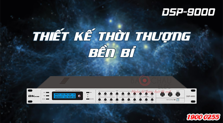 Vang số chỉnh cơ BKSound DSP-9000 hiện đại, nhỏ gọn, giá rẻ nhất thị trường