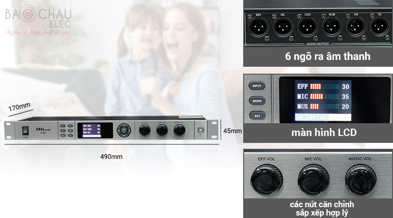Vang số BKSound KX6