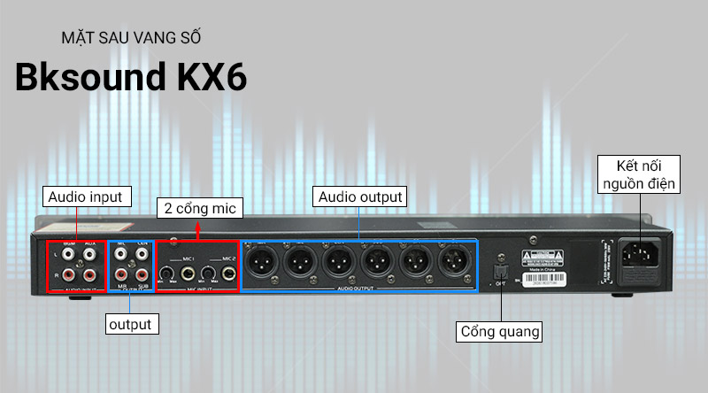 Vang số BKSound KX6