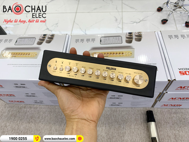 Vang số chỉnh cơ k&egrave;m micro Acnos Mi30S