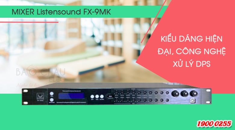 Vang số chỉnh cơ Listensound FX-9MK - mảnh ghép hoàn hảo cho dàn âm thanh chuyên nghiệp