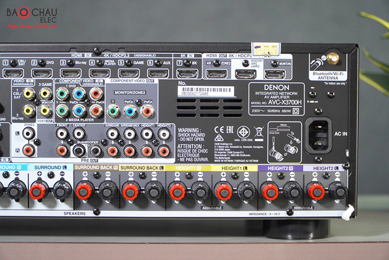 Amply Denon AVC X3700H uy tín