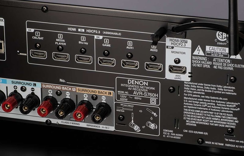 Amply Denon AVR-S760H 