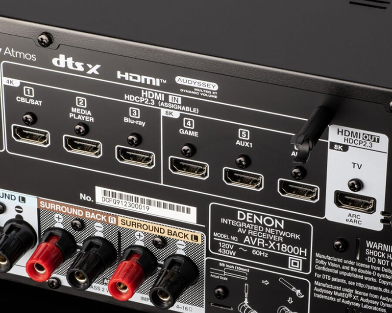 Amply Denon AVR-X1800H
