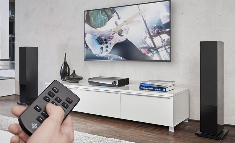 Amply Denon HEOS AVR điều khiển từ xa