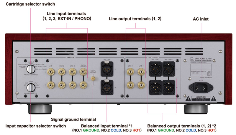 Pre Amply đèn Luxman CL-1000