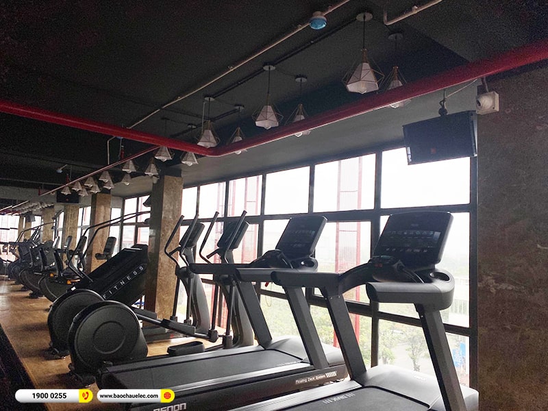 Lắp đặt hệ thống âm thanh phòng Gym Diamond Fit tại Hải Phòng (JBL CV1052T, VM620A, VM640A, BKSound KX6) 