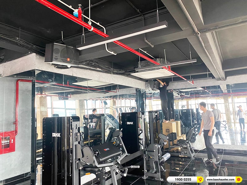 Lắp đặt hệ thống &acirc;m thanh ph&ograve;ng Gym Diamond Fit tại Hải Ph&ograve;ng (JBL CV1052T, VM620A, VM640A, BKSound KX6) 