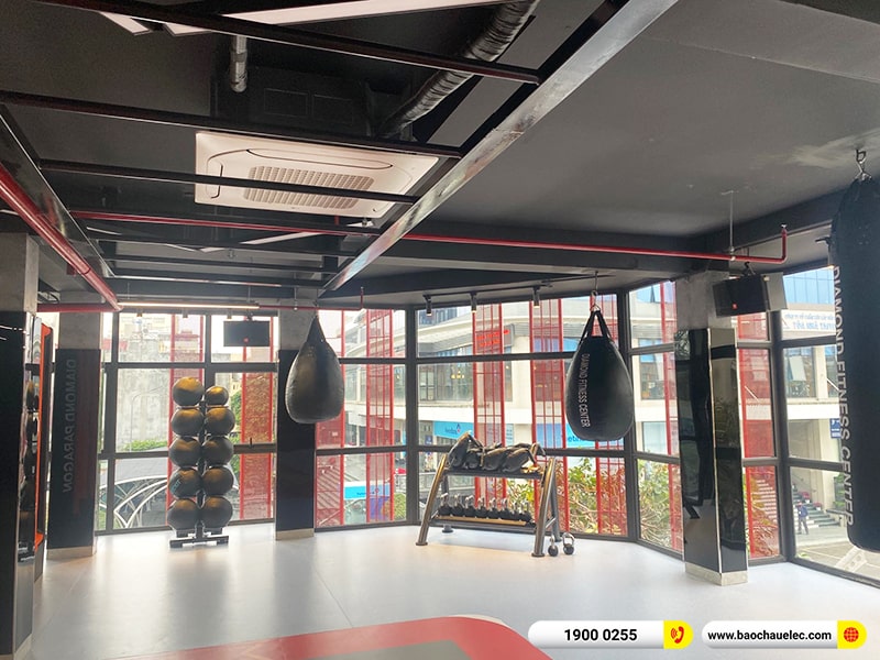 Lắp đặt hệ thống &acirc;m thanh ph&ograve;ng Gym Diamond Fit tại Hải Ph&ograve;ng (JBL CV1052T, VM620A, VM640A, BKSound KX6) 