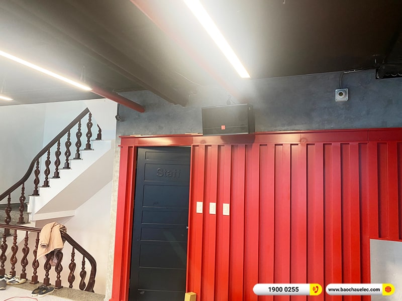 Lắp đặt hệ thống âm thanh phòng Gym Diamond Fit tại Hải Phòng (JBL CV1052T, VM620A, VM640A, BKSound KX6) 
