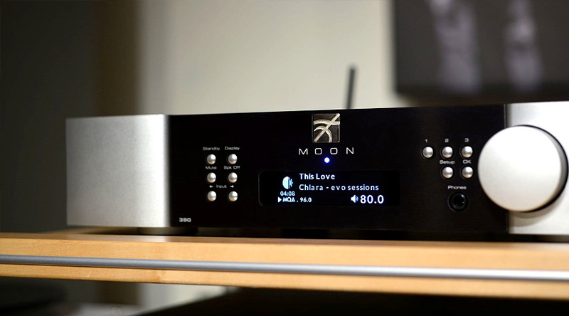 Network Player Moon 390 (C&oacute; DAC)