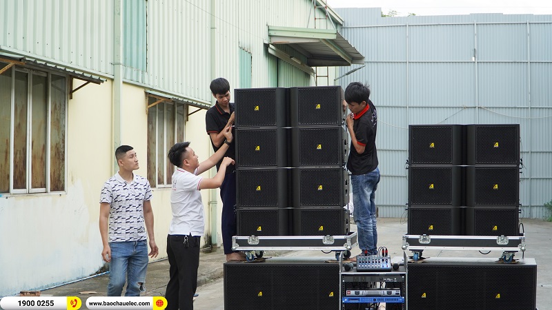 D&agrave;n Loa Array c&oacute; sử dụng Loa Line Array Bass Đ&ocirc;i 25cm Actpro KR210