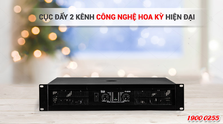 Cục đẩy công suất BCE P8200 khuếch đại âm thanh mạnh mẽ