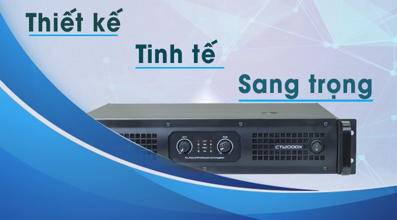 Cục đẩy SAE CT12000X thiết kế sang trọng, tinh tế