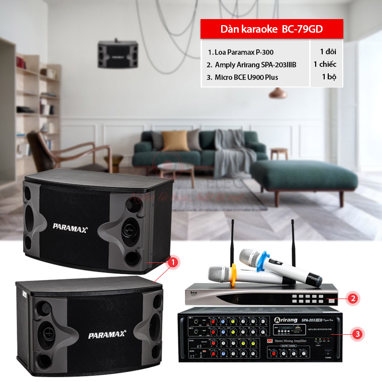Dàn karaoke gia đình BC-79GD
