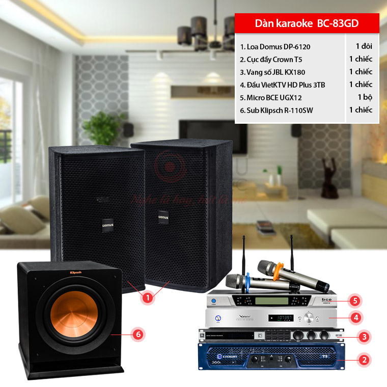 D&agrave;n karaoke gia đ&igrave;nh BC-83GD