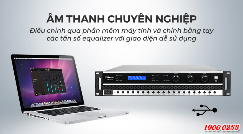 Đẩy liền vang BKSound DP3500 chính hãng giá tốt