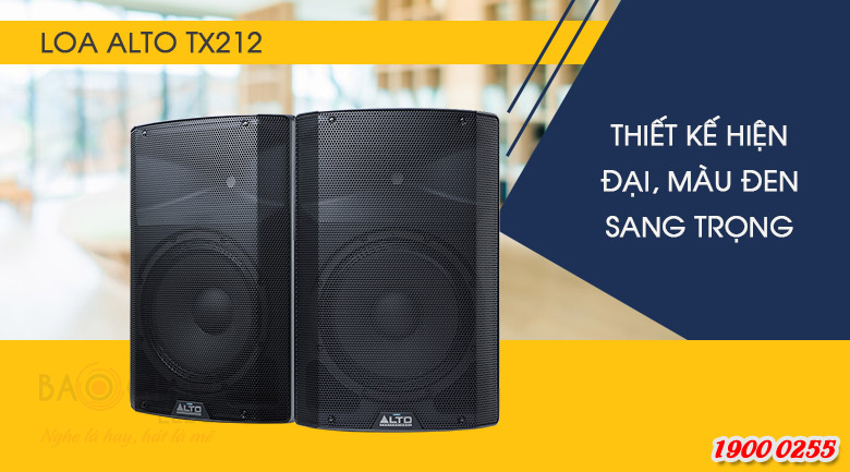 Loa Alto TX212 là hệ thống 2 loa, 2 đường tiếng, củ bass 30cm