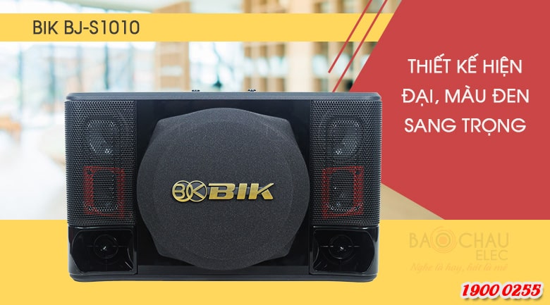 Loa karaoke BIK BJ-S1010 sở hữu ngoại hình bắt mắt