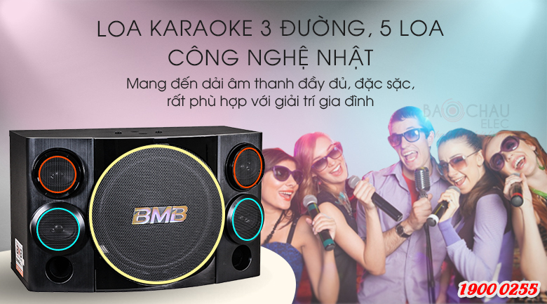loa-bmb-cse-310se Loa karaoke BMB CSE 310SE sử dụng bass 25cm
