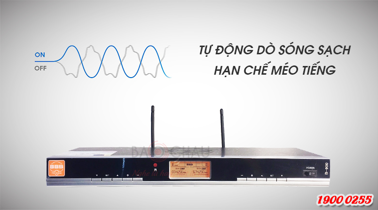 Micro không dây BBS B900 thu phát sóng ổn định